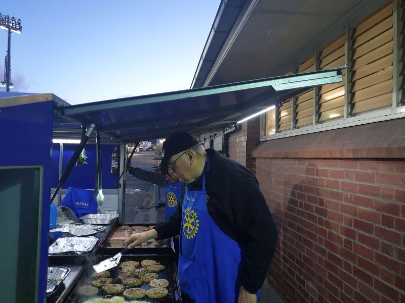 BBQ st the Melbourne Show